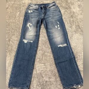 Blue Distressed Jeans